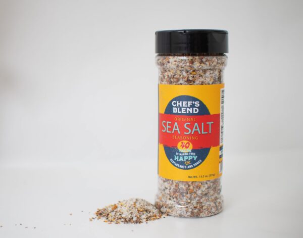 13 oz Shaker Jar Original Sea Salt Blend - Chef's Blend
